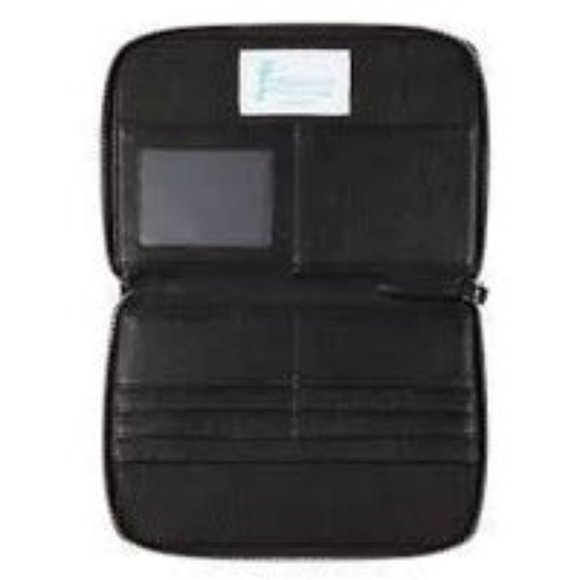 PORTFOLIO WALLET (Black) by Initials - Picture 3 of 3
